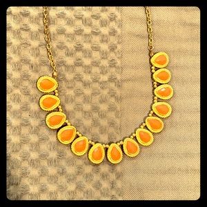 Coral statement necklace